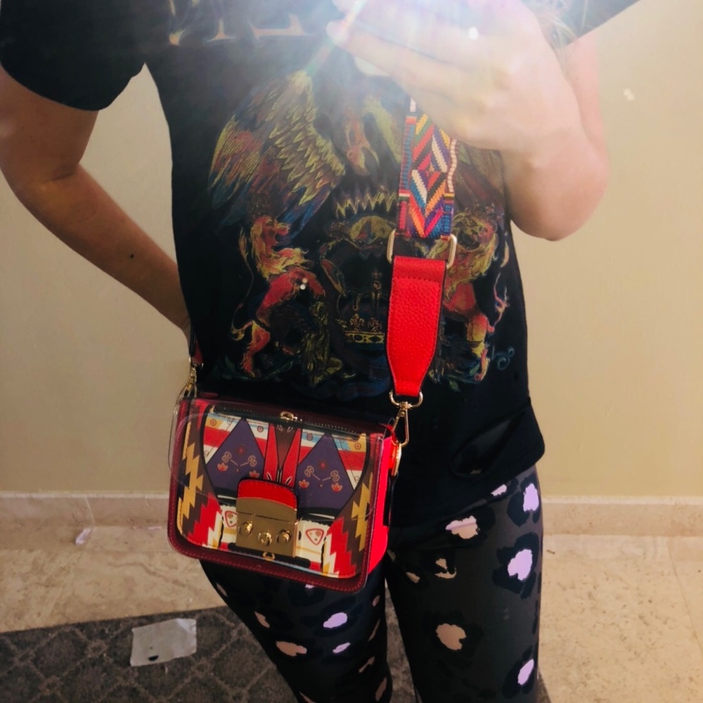 Small clear bag with boho strap - Picture 8 of 8